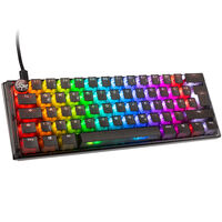Ducky One 3 Aura Black Mini Gaming Keyboard, RGB LED - MX-Blue