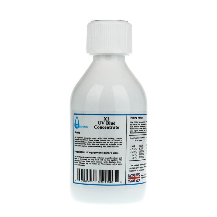 Mayhems X1 Konzentrat, UV Blue - 250ml image number 0