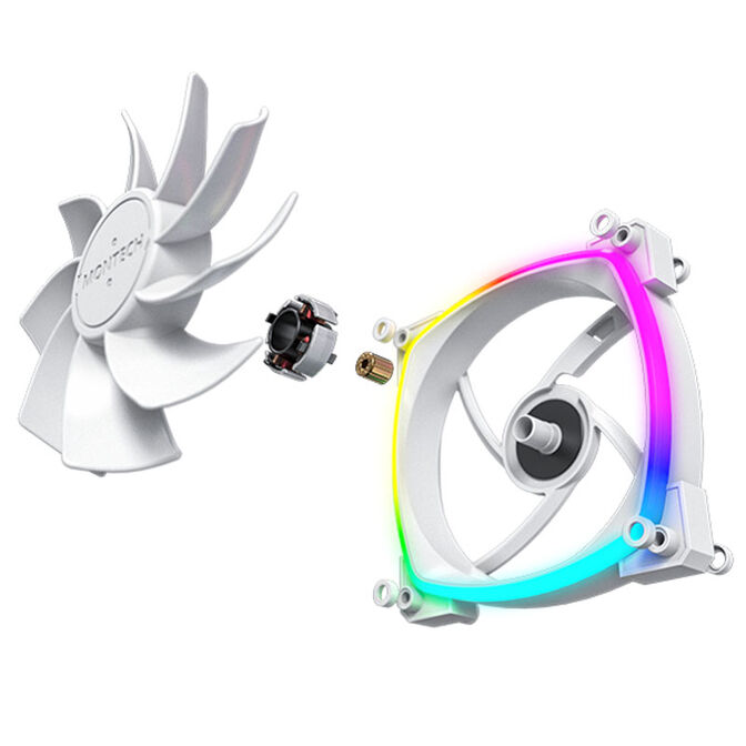 Montech RX120 PWM ARGB Reverse Fan - 120mm, white image number 7
