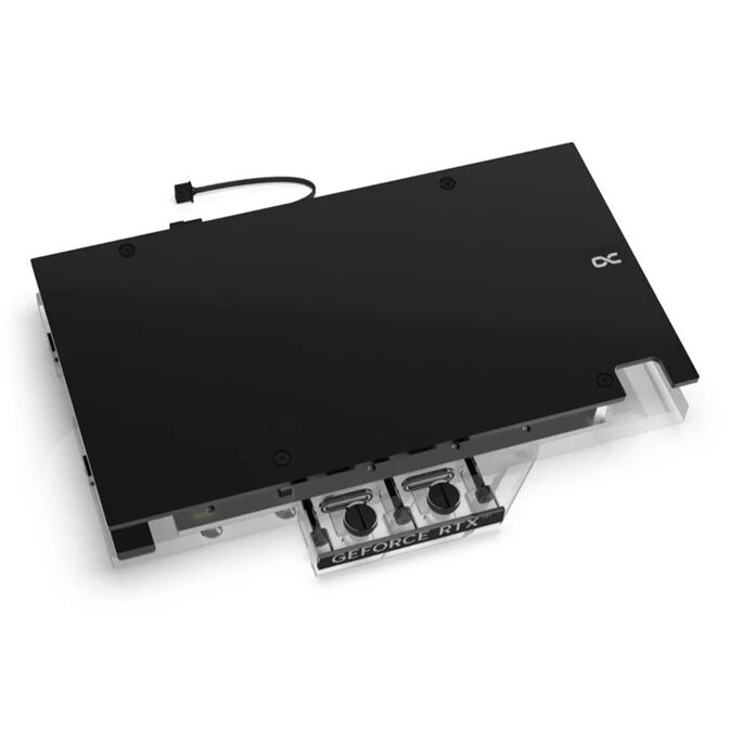 Alphacool Eisblock Aurora RTX 4070 TI ROG Strix mit Backplate - Acryl + Nickel image number 2
