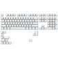 Glorious GMMK ABS Doubleshot V2 USA Base Kit - White