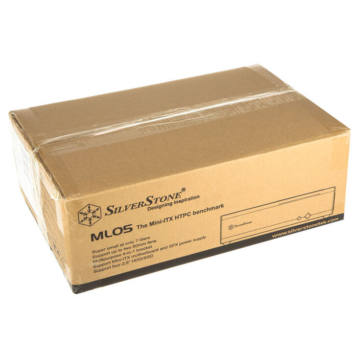 SilverStone SST-ML05B Milo HTPC Gehäuse - schwarz image number 5