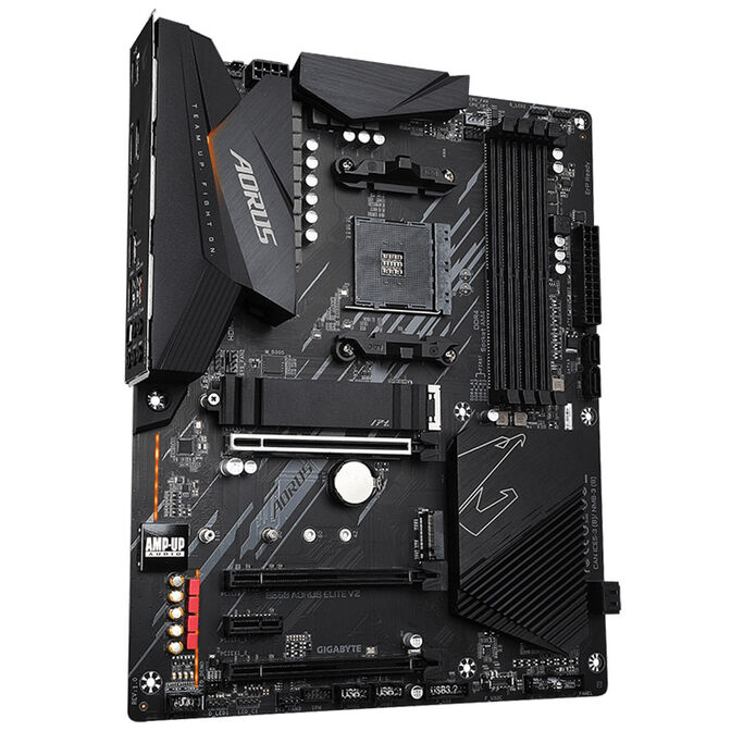 GIGABYTE B550 AORUS Elite V2 Mainboard, Sockel AM4, AMD B550, ATX, DDR4 image number 1