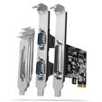 AXAGON PCEA-PSN PCIe adapter with 1x parallel + 2x serial ports - ASIX AX99100 chipset image number null
