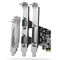 AXAGON PCEA-PSN PCIe adapter with 1x parallel + 2x serial ports - ASIX AX99100 chipset