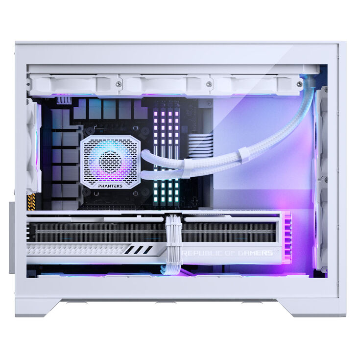 Phanteks XT M3 PC Case, Mini Case, mATX, Tempered Glass - White image number 7
