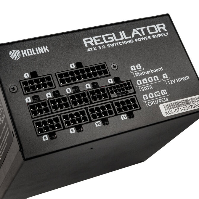 Kolink Regulator 80 PLUS Gold Netzteil, ATX 3.0, PCIe 5.0, modular - 750 Watt image number 5