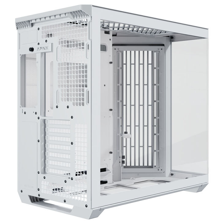 APNX V1 PC-Gehäuse, Midi-Tower, ATX, Tempered Glass - weiß image number 6
