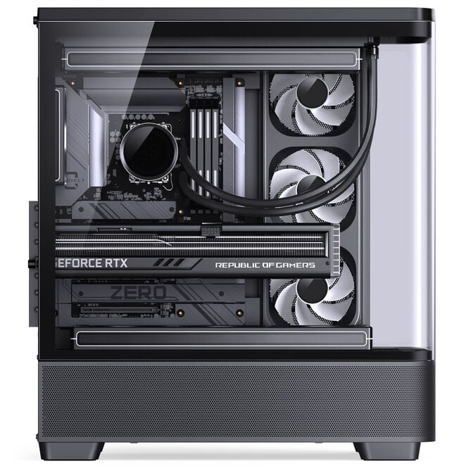 Jonsbo TK-5 PC-Geh&auml;use, Midi-Tower, ATX, Tempered Glass - schwarz image number 8