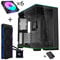 Lian Li O11D EVO RGB PC Case Bundle + HydroShift II LCD-S 360TL AiO + 6x UNI FAN SL-INF 120 Reverse Blade Fans + UNI HUB SL-INF - Black