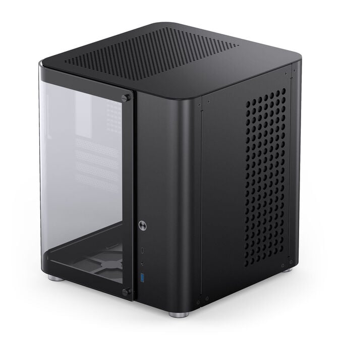 Jonsbo TK-1 2.0 Micro-ATX case, Tempered Glass - black image number 5
