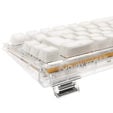 Ducky One 3 Aura White SF Gaming Tastatur, RGB LED - MX-Speed-Silver image number null