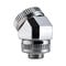 PHANTEKS Glacier Rotary Hard-Tube Fitting 16mm 45 Grad G1/4 - chrome, drehbar
