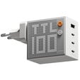 SHARGE Pixel 100W USB-C & USB-A Charger - White image number null