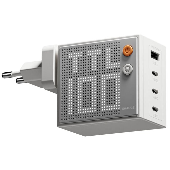 SHARGE Pixel 100W USB-C & USB-A Charger - White image number 0