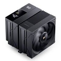 Jonsbo CC90 CPU Cooler, Dual Tower, 130mm PWM Fan, Segment Display - Black