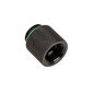 Bitspower Adapter G1/4 Zoll AG auf G1/4 Zoll IG - 15mm, schwarz matt