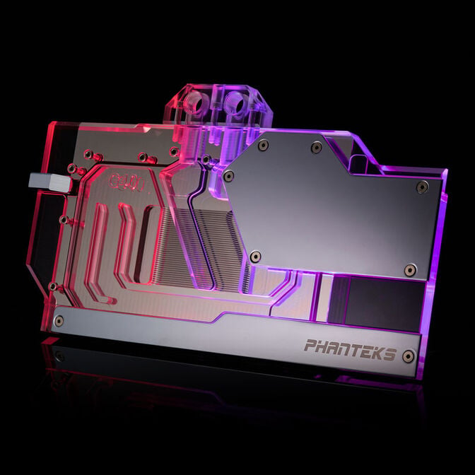 PHANTEKS Glacier G40 RTX 4090 Waterblock with Backplate for MSI, D-RGB - chrome image number 4