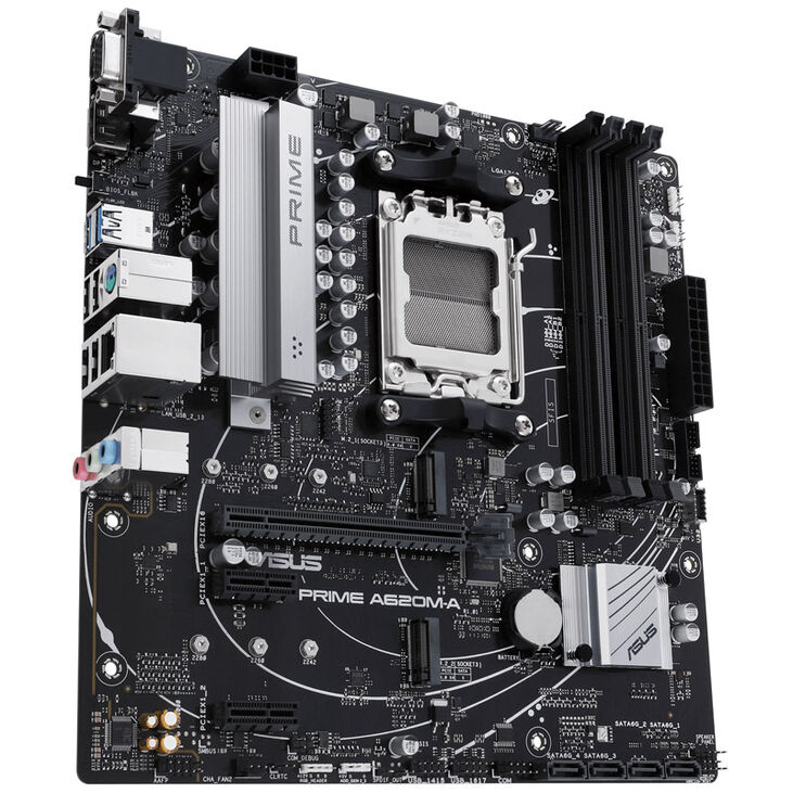 ASUS Prime A620M-A-CSM, AMD A620 Mainboard - Sockel AM5, DDR5 image number 4