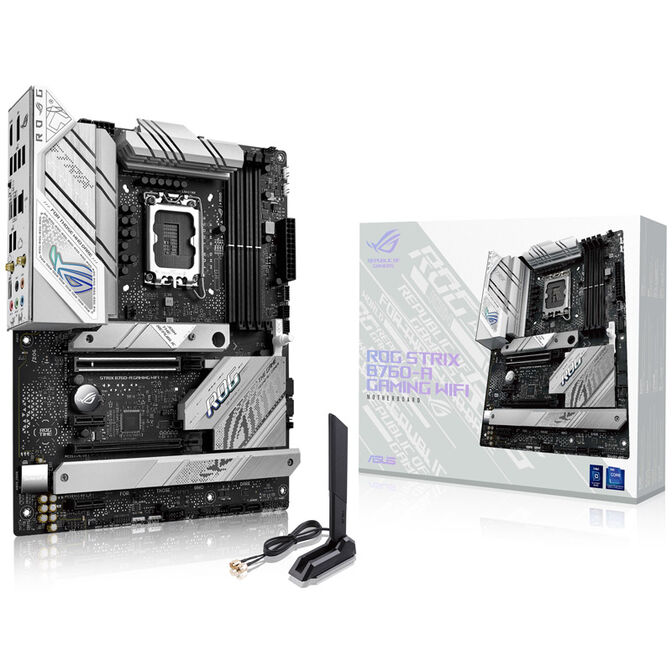 ASUS ROG Strix B760-A Gaming WIFI Mainboard, Sockel 1700, Intel B760, ATX, DDR5 image number 0
