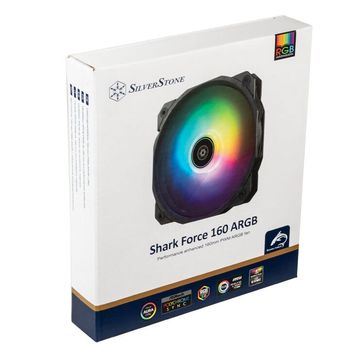 SilverStone Shark Force Lüfter, ARGB - 160 mm, schwarz image number 7