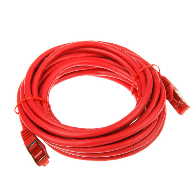 InLine Patchkabel Cat.6, S/FTP (PiMf), 250MHz, rot - 5m image number 1