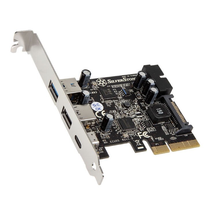 SilverStone SST-ECU05, 1x USB3.1 Type-C + 2x USB3.0 + 2x internal USB3.0 - PCIe image number 0