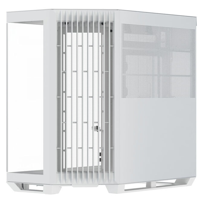 APNX V1 PC Case, Mid Tower, ATX, Tempered Glass &ndash; White image number 5