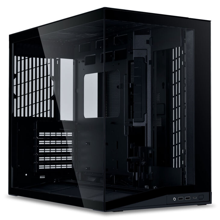 Lian Li O11 Dynamic Mini V2 PC-Gehäuse, Mini-Gehäuse, ATX, Tempered Glass - schwarz image number 0