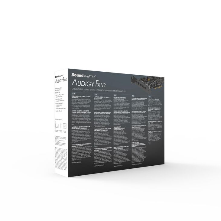 Creative Soundblaster Audigy FX V2 DB Pro PCIe-Soundkarte image number 3
