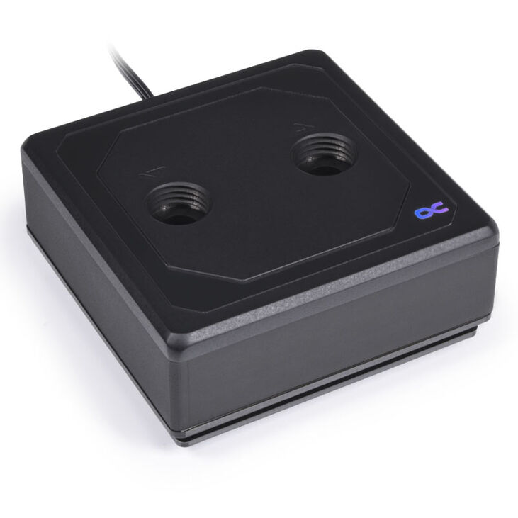 Alphacool Eisblock XPX Aurora Edge CPU Cooler - Brass Black Digital RGB image number 0