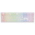 Ducky Zero 6108 Pure White Wireless Gaming Keyboard, RGB - Cherry MX2A Brown, ISO (DE) image number null