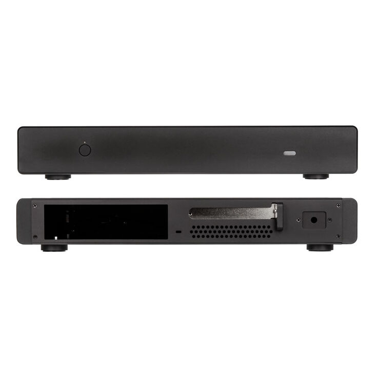 Streacom ST-FC5B Alpha Fanless HTPC Alu-Gehäuse - schwarz image number 1
