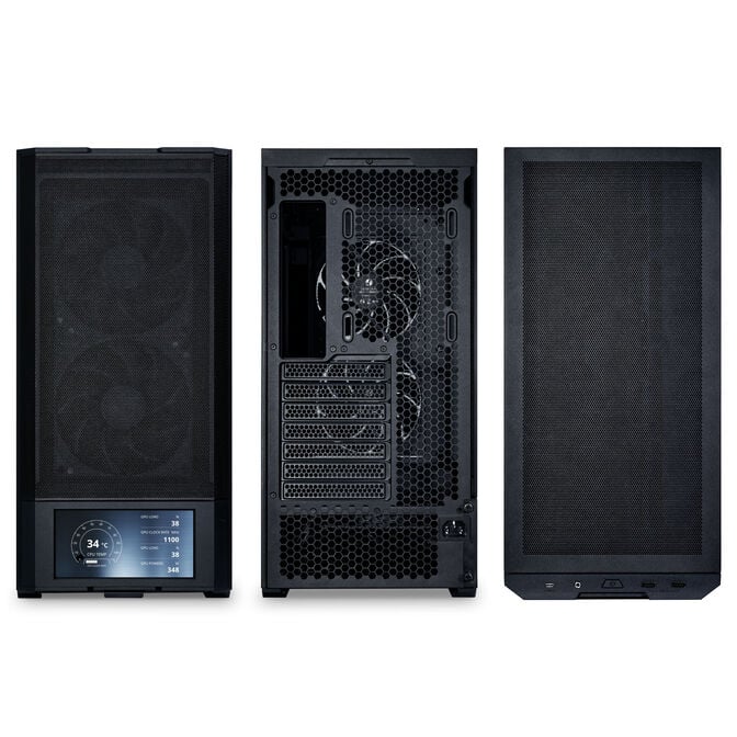 Lian Li LANCOOL 207 Digital PC Case, Mid Tower, ATX, Tempered Glass - Blac image number 1