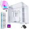 Lian Li O11 Vision Compact - white + 3x UNI FAN SL-INF 120 ARGB Reverse Blade fans - 120mm + HydroShift II LCD-S 360TL AiO water cooling, 360mm