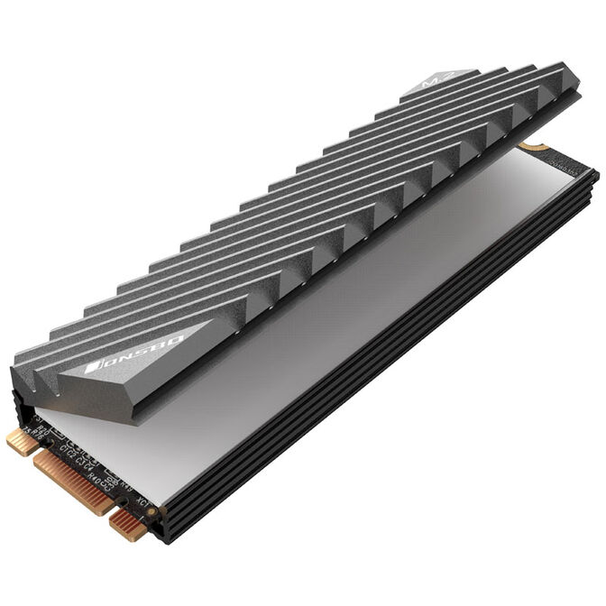 Jonsbo M.2-3 M.2 SSD Passivk&uuml;hler - grau image number 3