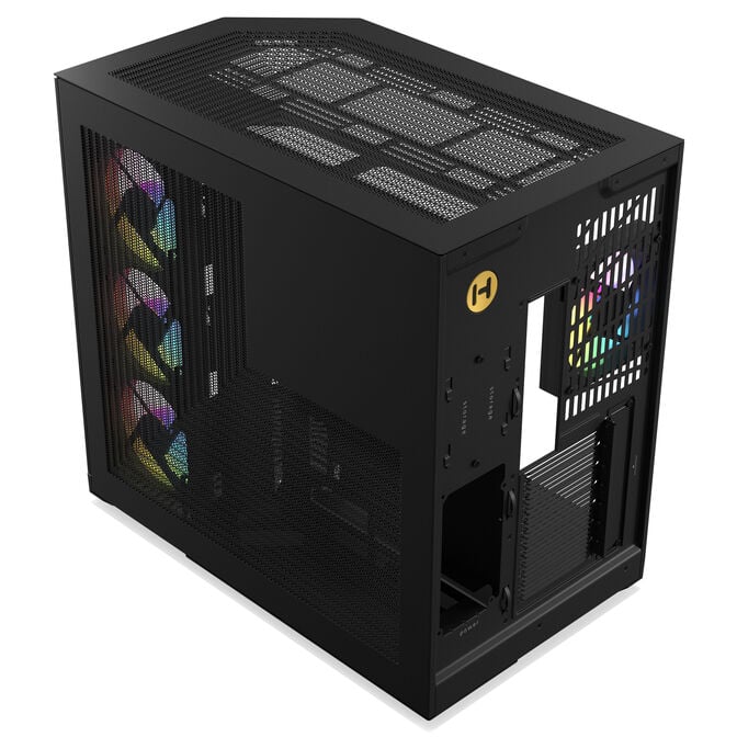 HYTE Y50 Midi Tower - Pitch Black image number 6
