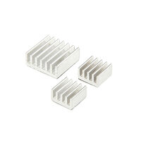 Raspberry Pi K&uuml;hlk&ouml;rper-Set - silber