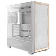 Antec Flux PC Case, Mid Tower, E-ATX, Tempered Glass &ndash; white image number null