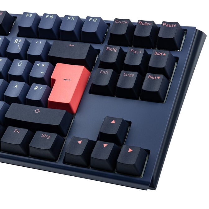 Ducky One 3 Cosmic Blue TKL Gaming Tastatur, RGB LED - MX-Ergo-Clear image number 7