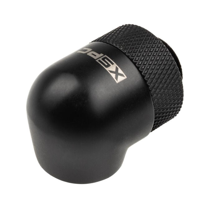 XSPC Adapter 90 Degree G1/4 inch Male to G1/4 inch Female - Rotatable, Black, 4-Pack image number 2