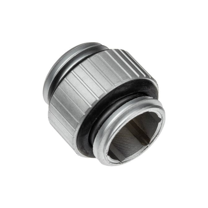EK Water Blocks EK-Quantum Torque Micro G1/4 inch Extension straight MM 7 - Satin Titanium image number 0