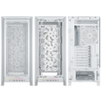 Corsair Frame 5000D PC Case, Mid-Tower, E-ATX, Tempered Glass - White image number null