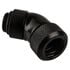 Alphacool Eiszapfen Connector 45 Degrees G1/4 Inch Female Thread to 13mm OD Hard Tube - Black image number null