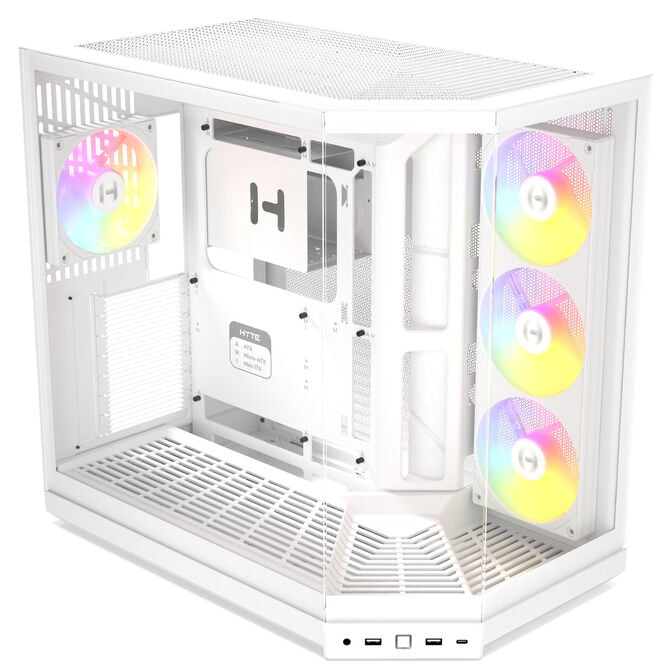 HYTE Y50 Midi Tower - Snow White image number 2
