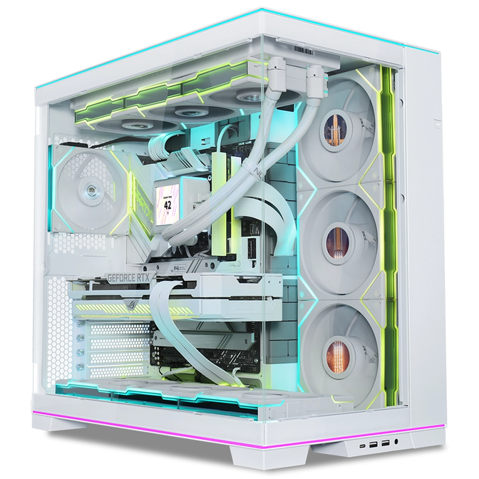 High-end gaming PC configurator, Lian Li O11 Dynamic EVO, Intel LGA 1851, Core Ultra processor, RTX 5080 / 5090 GPU, AiO water cooling &ndash; ATX, black image number 0