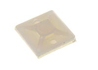 InLine mounting base for cable ties 4.5mm, natural, 10pcs.