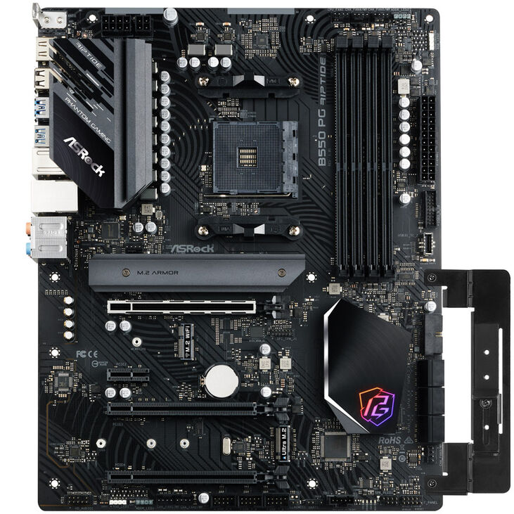 ASRock B550 PG Riptide, AMD B550 Mainboard - Sockel AM4 image number 2