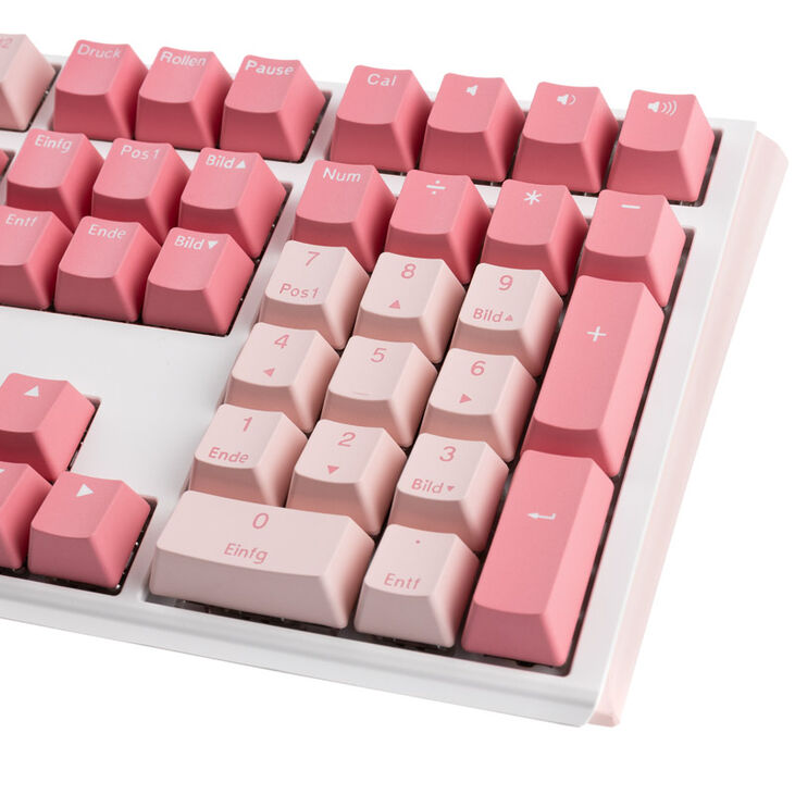 Ducky One 3 Gossamer Pink Gaming Tastatur - MX-Black Clear Top image number 7