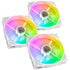 Noiseblocker NB-eLoop X B12-PS ARGB, PWM, 3er-Pack, weiß - 120mm image number null